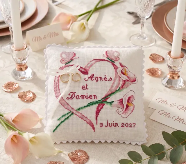 SEG Princesse kruissteekkussen bruiloft pakket