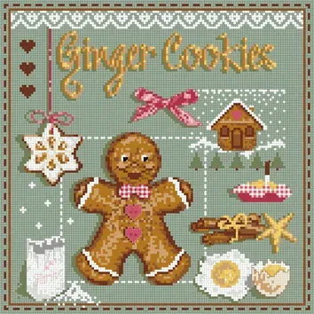 Madame la Fée Mini Ginger 035 borduurpakket 2 stuks