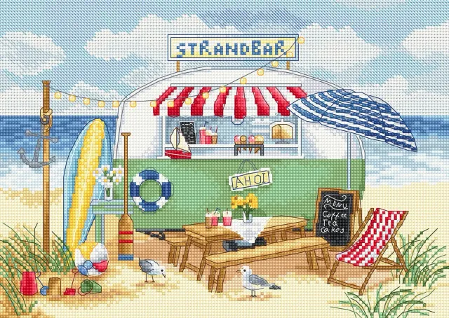 Leti Stitch LI 66-00 Strandbar borduurpakket 25x18