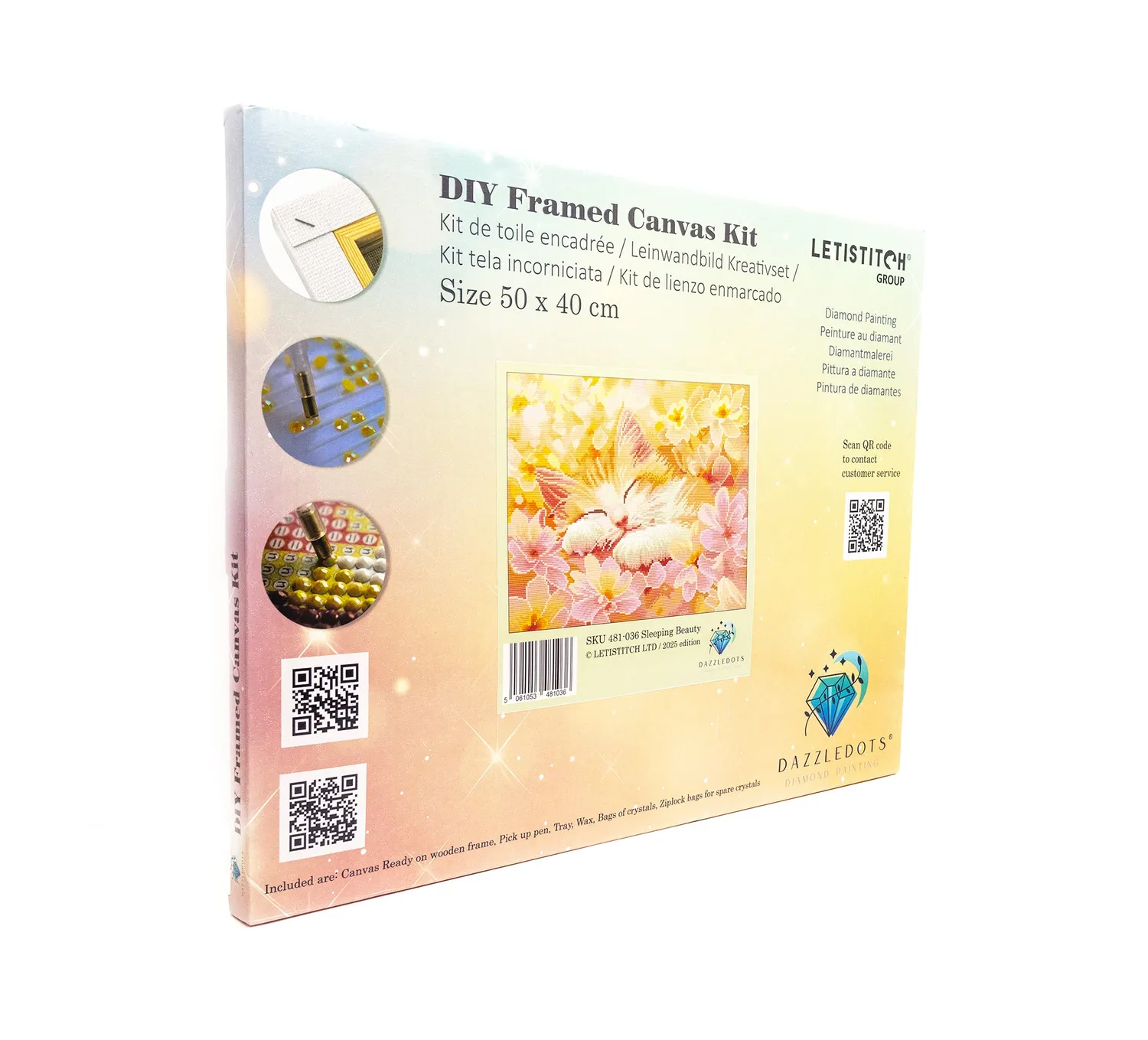 Leti Stitch 481-036 Sleeping Beauty diamond painting ingelijst 40x50