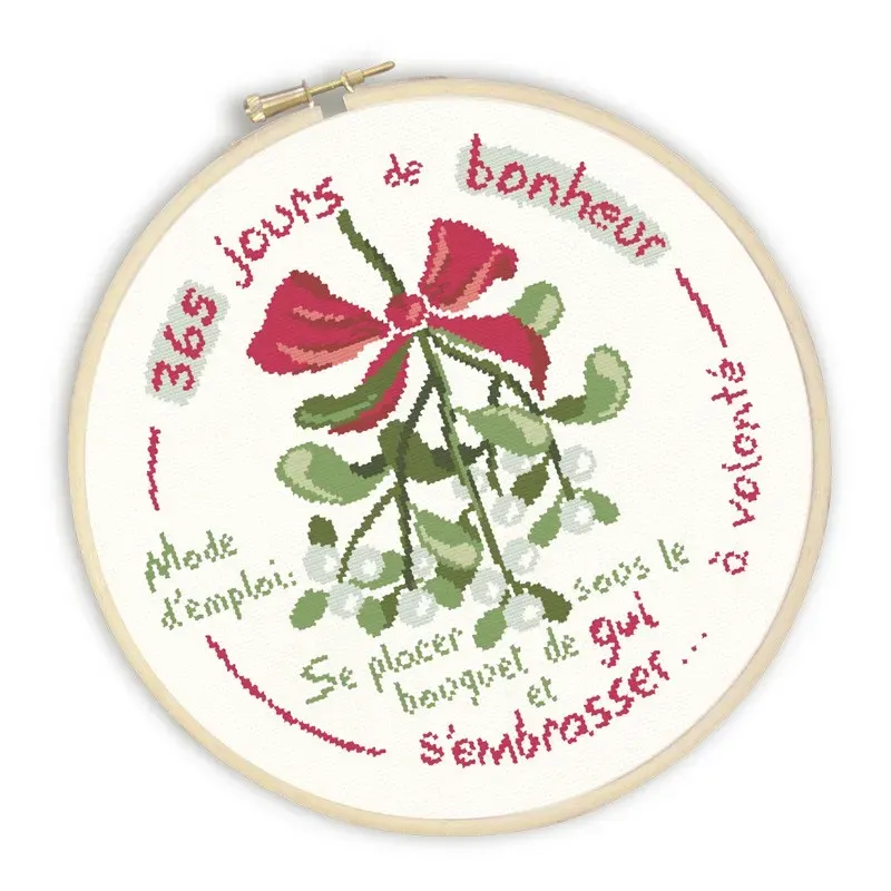 LiliPoints Le Gui en Tambour borduurpatroon kruissteek