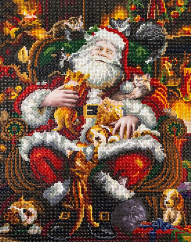 Dazzle Dots 481-081 diamond painting kerst 40x50 lijst