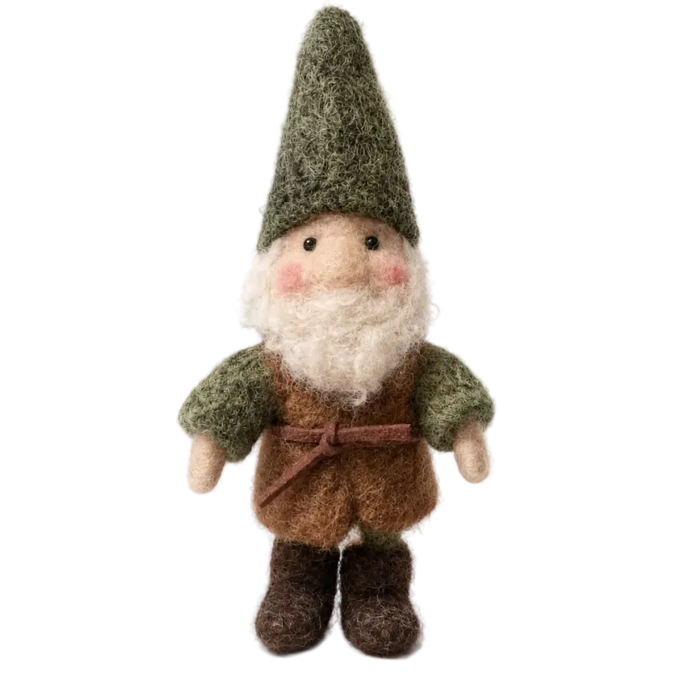 The Wool Family Bob de kabouter naaldviltpakket level 3