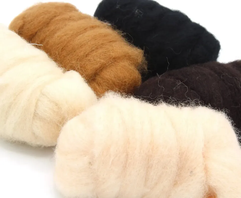 The Wool Family Corriedale dieren wol set 5 x 25 gram