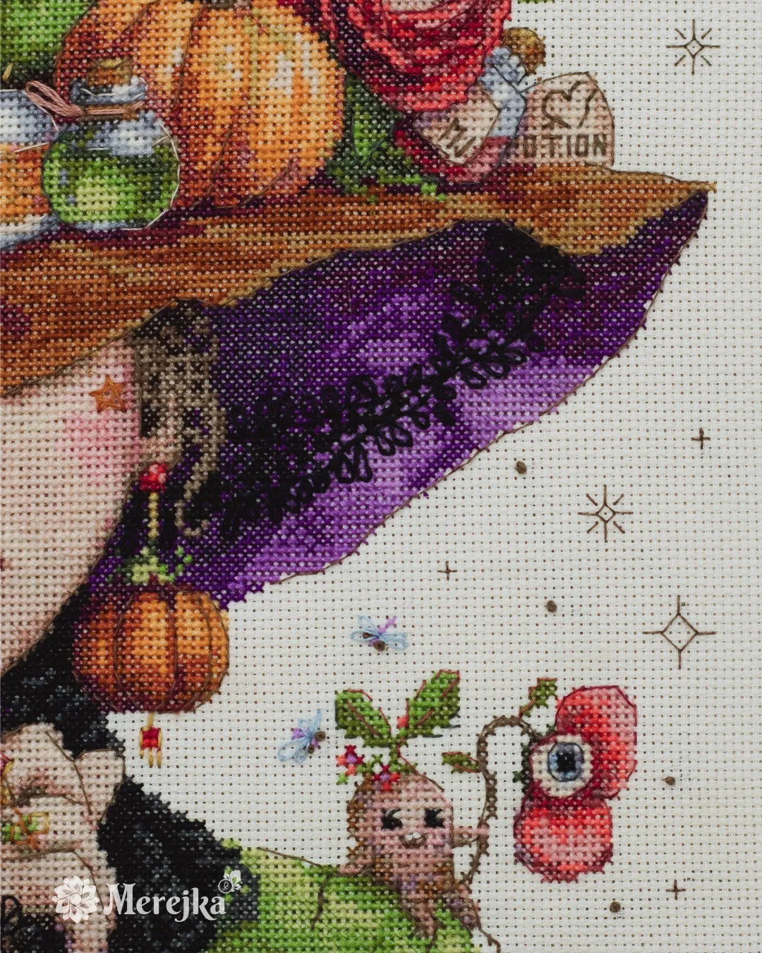 Merejka Hush It`s Magic borduurpakket 30x30 herfst