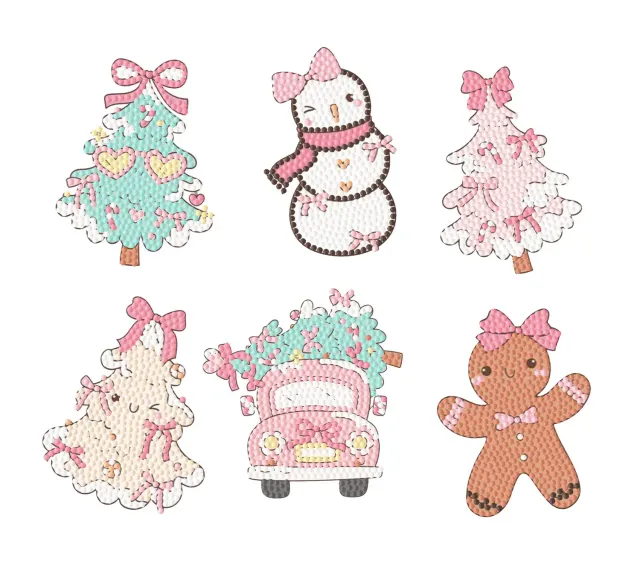 Leti Stitch 480-794 Sweetmas Ornaments diamond painting 6x10 cm