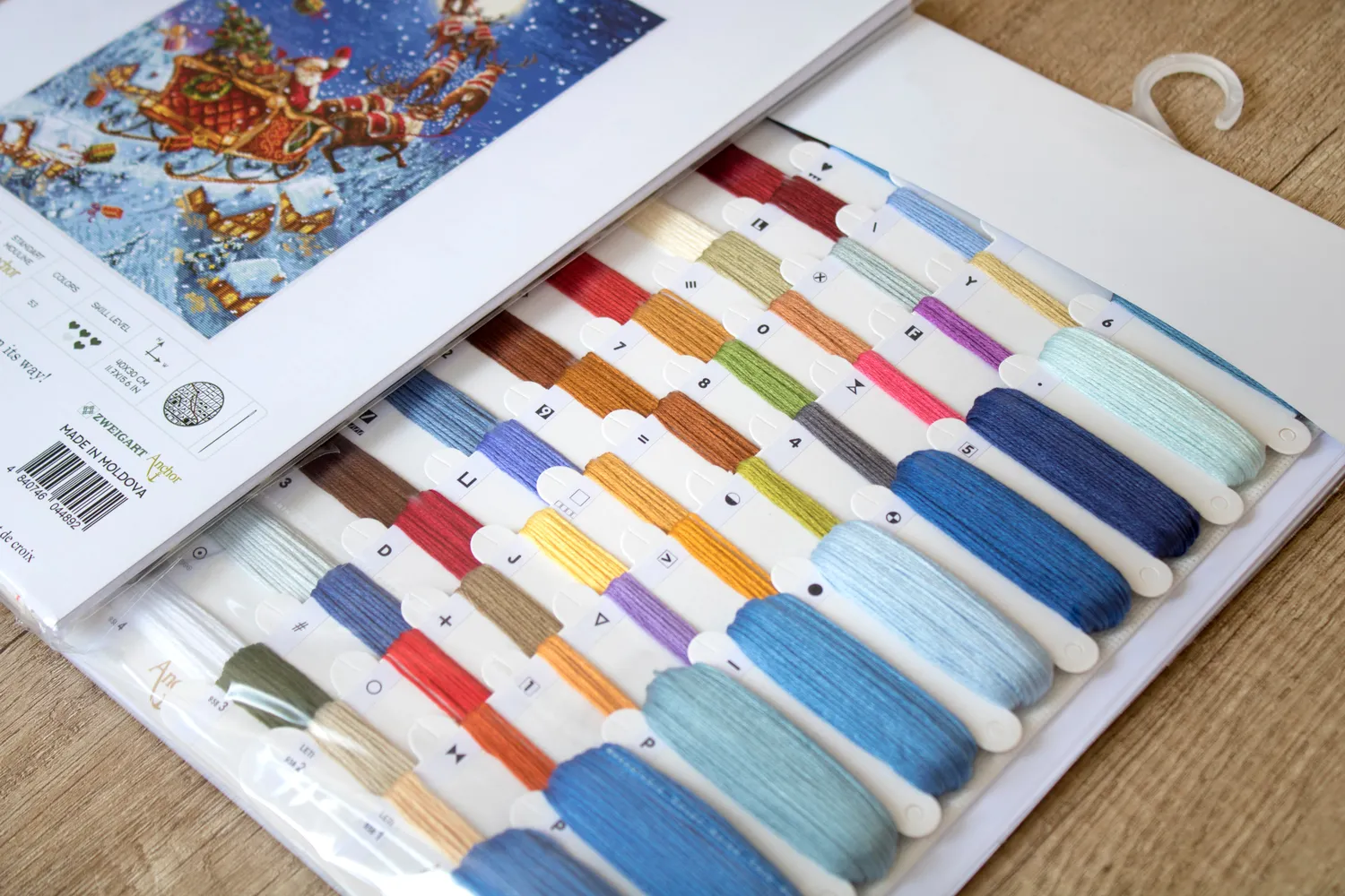 Leti Stitch LETI 958 Rendieren borduurpakket 40x30 cm kerst