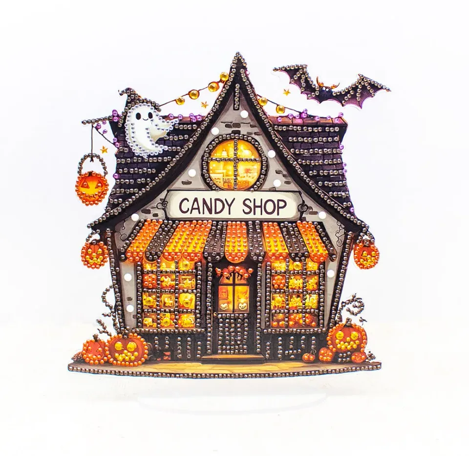 Dazzle Dots 480-930 Haunted Treats diamond painting standaard