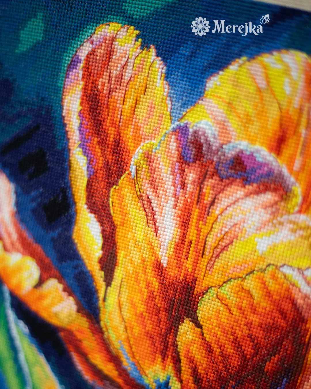 Merejka Spring Awakening Vibrance borduurpakket 27x27