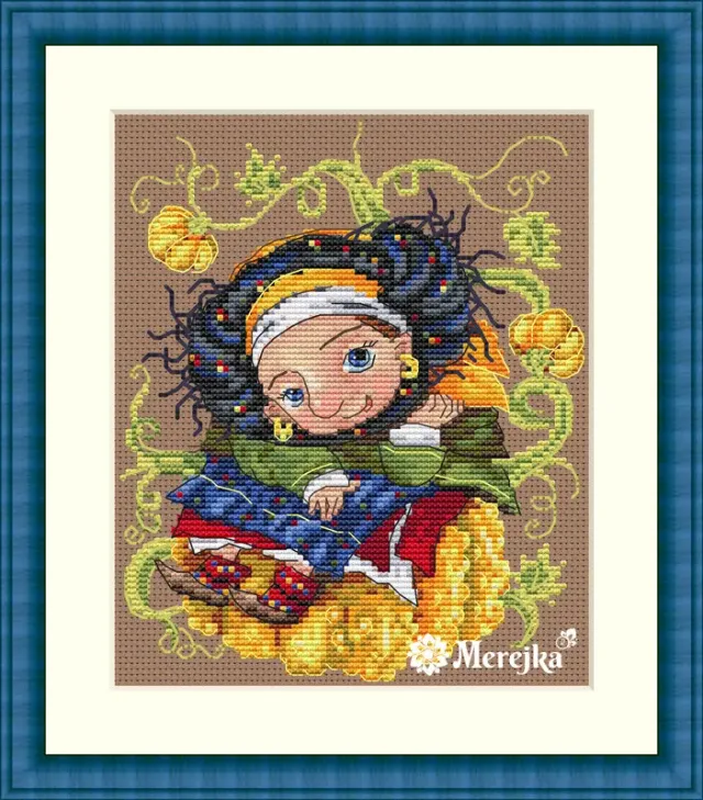 Merejka Pumkin borduurpakket 13x16