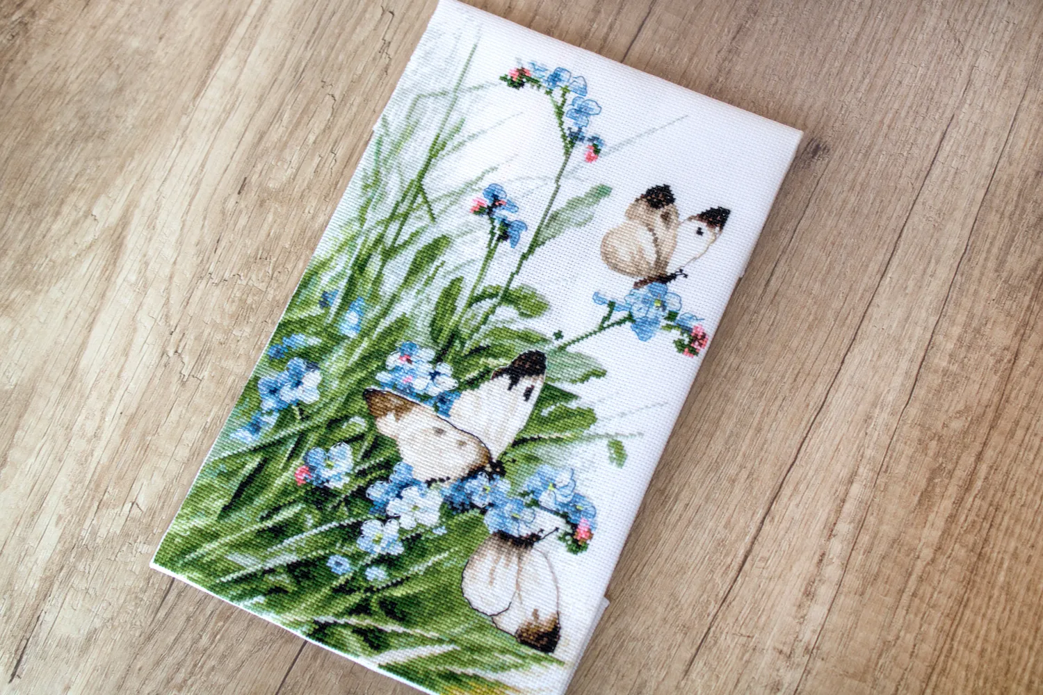 Leti Stitch LETI 939 borduurpakket vlinders 27x17 cm