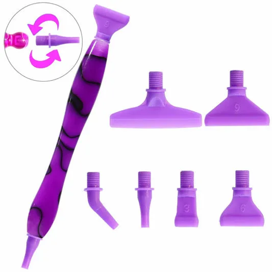 Leti Stitch Marble Piping diamond painting pen roze