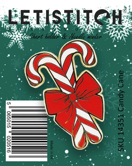 Leti Stitch 14351 Candy Cane patroonhouder magneet