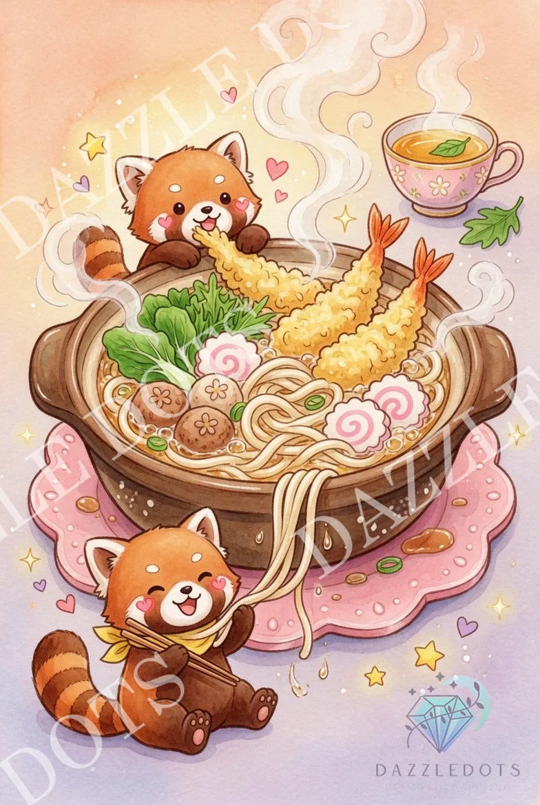 Leti Stitch FDS-6006 Happy Ramen Day diamond painting fairy dust