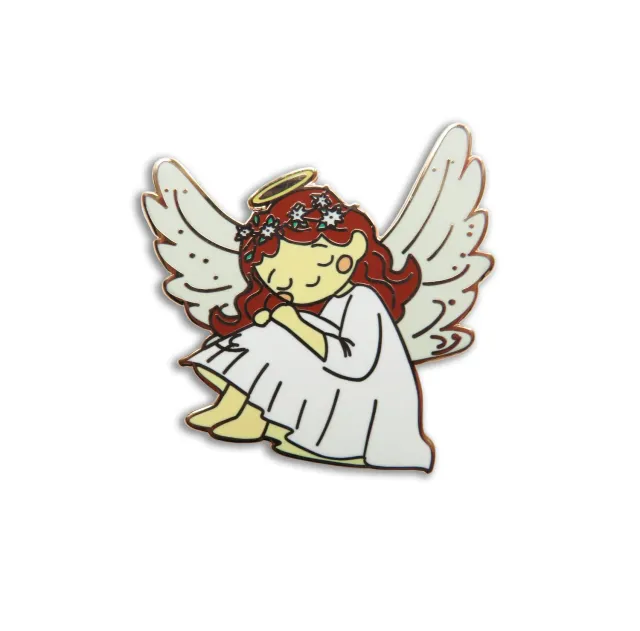 Leti Stitch 14387 Resting Angel naaldmagneet 40 mm emaille