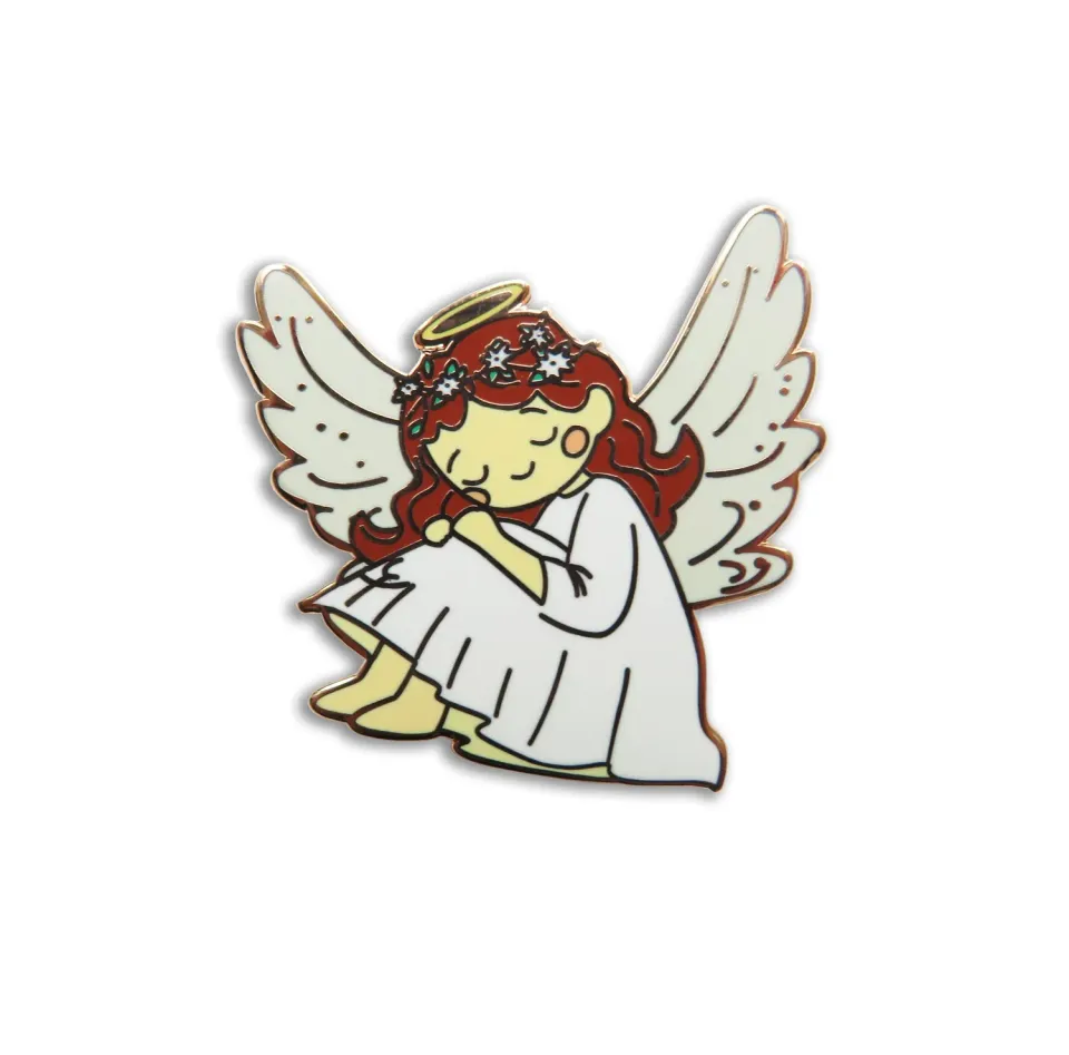 Leti Stitch 14387 Resting Angel naaldmagneet 40 mm emaille