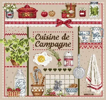 Madame la Fée Cuisine de Campagne 107 borduurpatroon