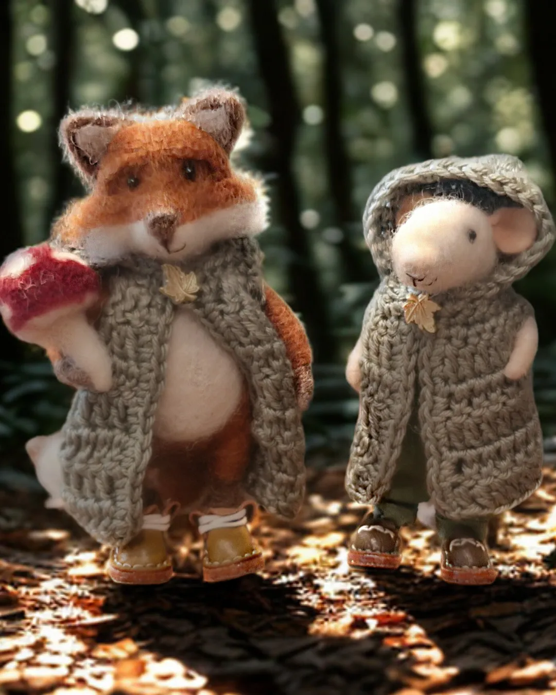The Wool Family cape haakpatroon Nederlands