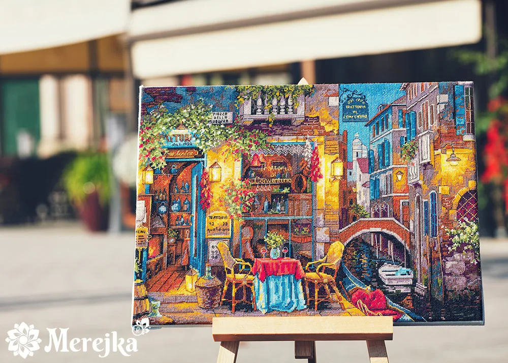 Merejka Our Special Place in Venice borduurpakket 30x40