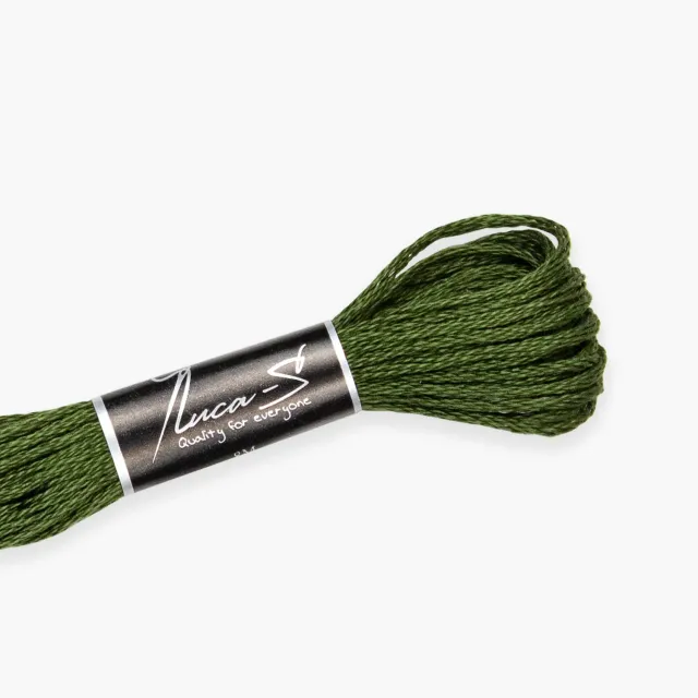 Leti Stitch Luca-S 265 splijtgaren donkergroen 8 m