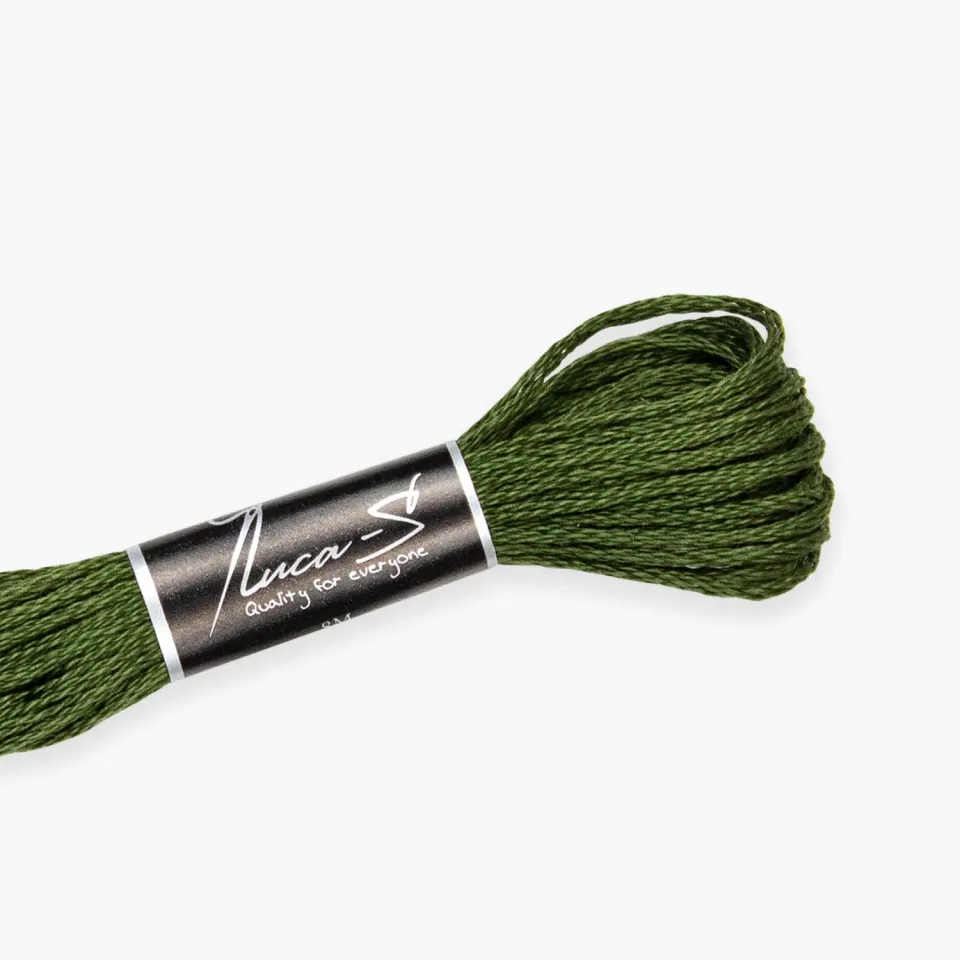 Leti Stitch Luca-S 265 splijtgaren donkergroen 8 m