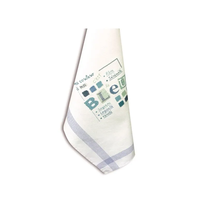 LiliPoints BLUE kruissteekpatroon blauw 141 steken