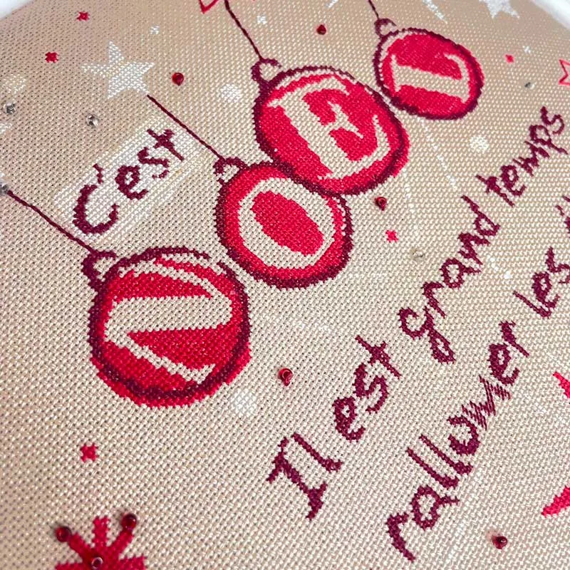 LiliPoints Christmas Stars borduurpatroon kerst met kralen