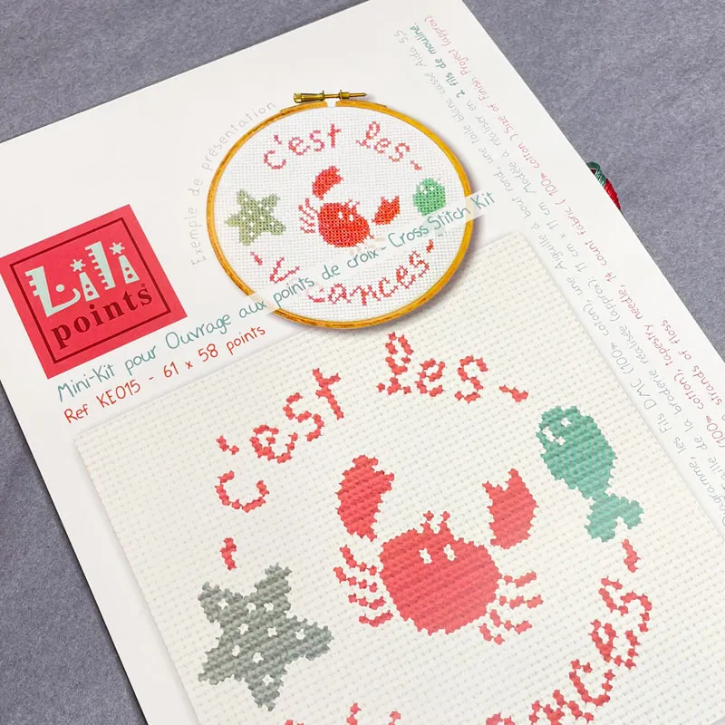 LiliPoints C’est les vacances borduurkit compleet 11 cm