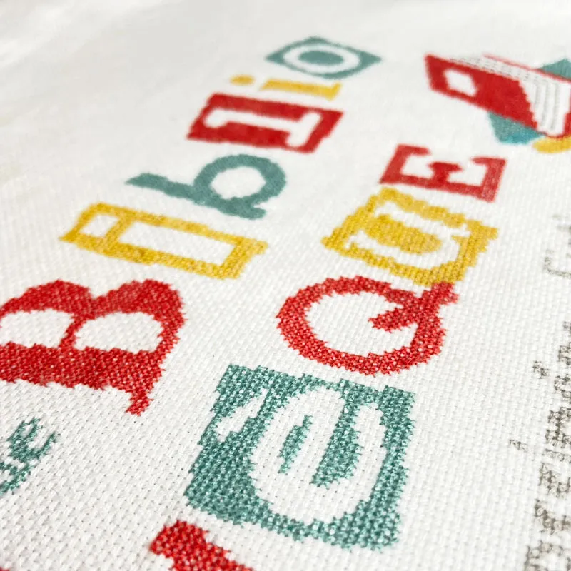 LiliPoints Bibliothèque Bag borduurpatroon tas