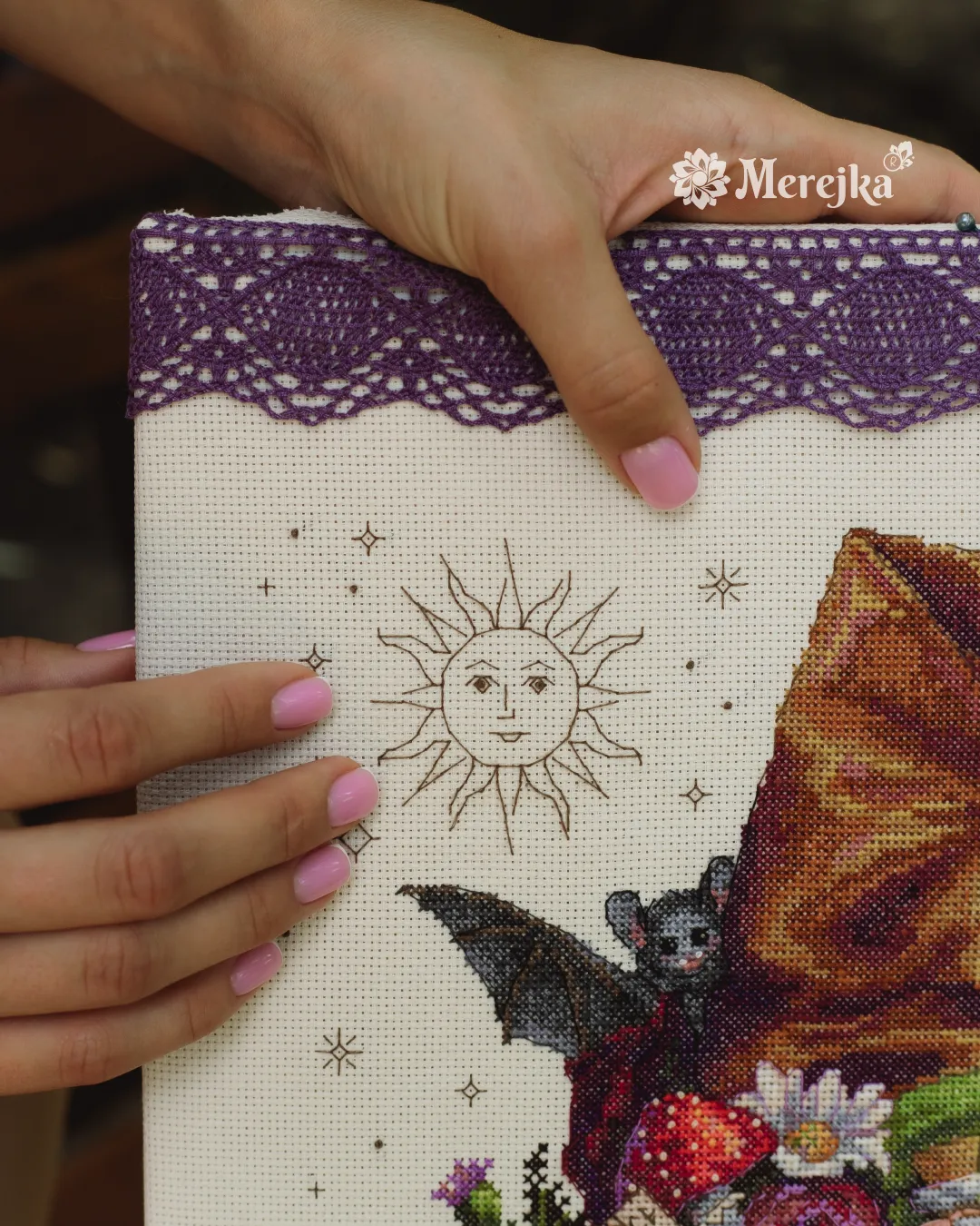 Merejka Hush It`s Magic borduurpakket 30x30 herfst