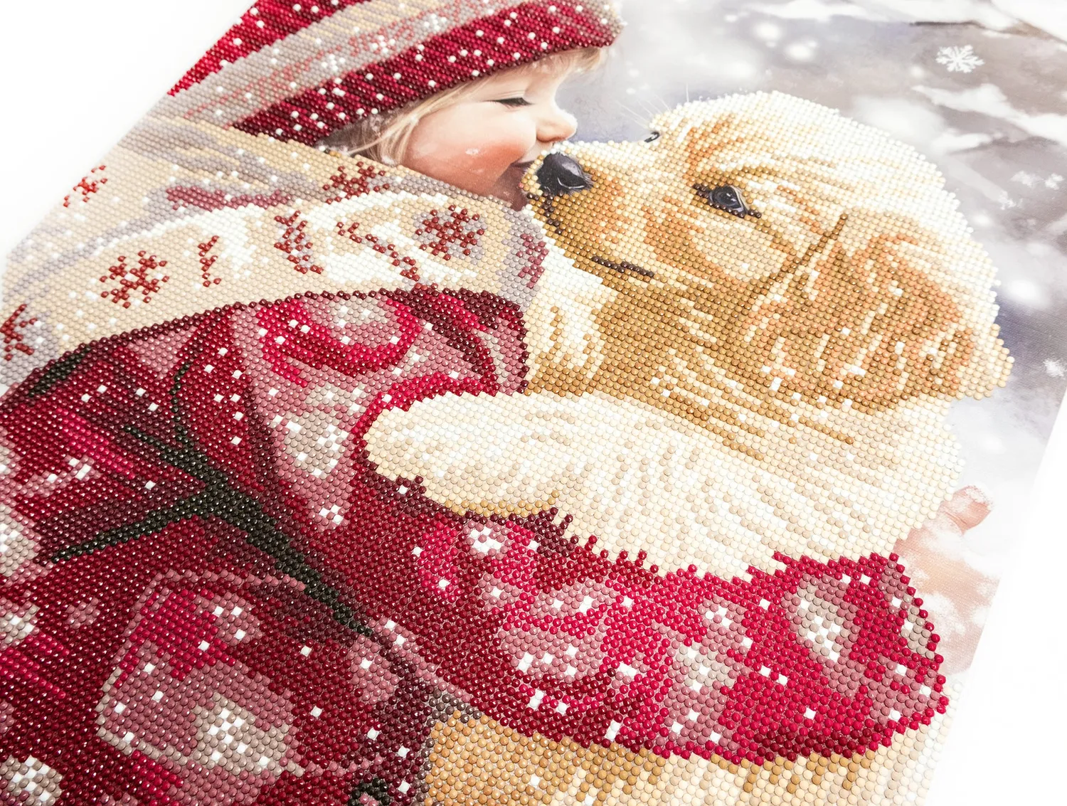 Dazzle Dots 480-992 Puppy Love diamond painting lijst 40x50