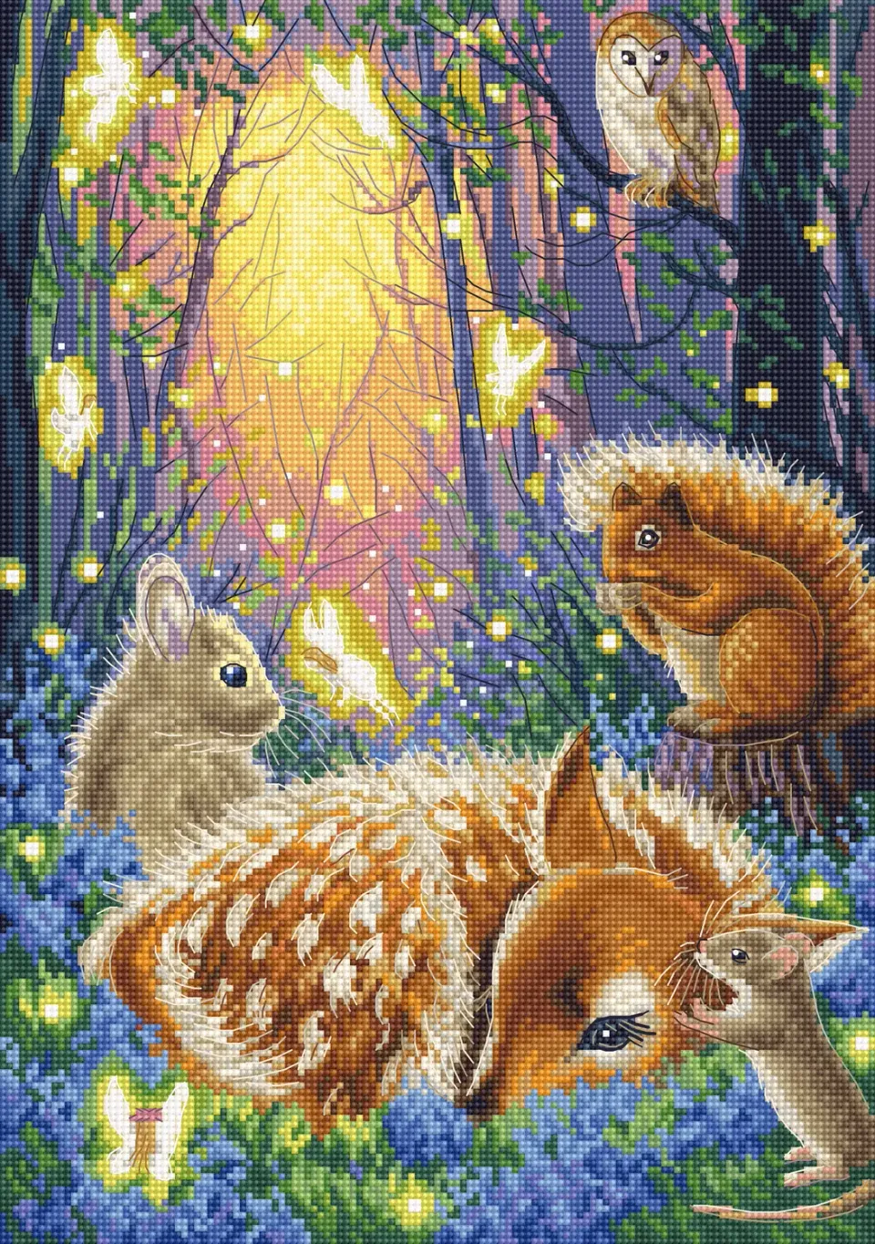 Leti Stitch L8096 Forest of Dreams borduurpakket 21x30 cm