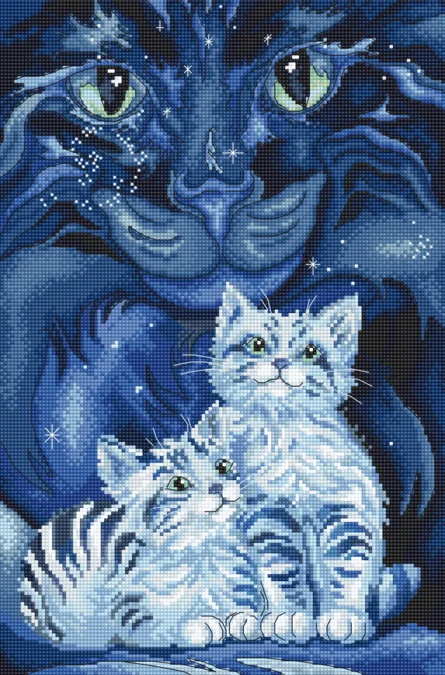 Leti Stitch L8064 Wish Upon A Star borduurpakket uil 31x20