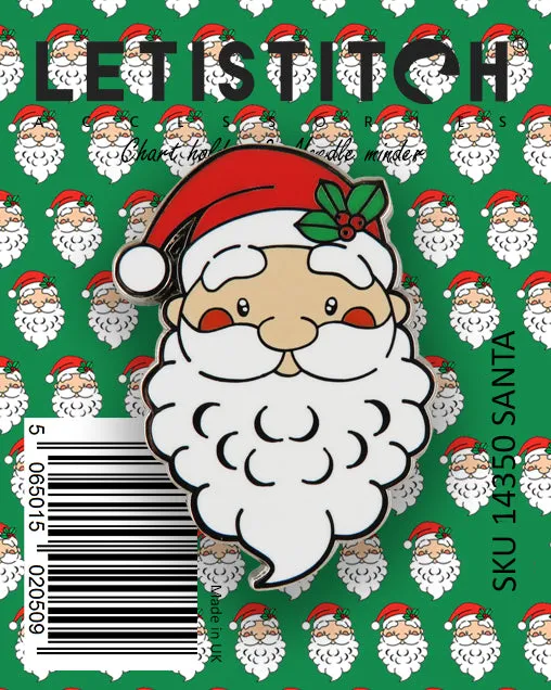 Leti Stitch 14350 Santa naaldminder emaille kerst