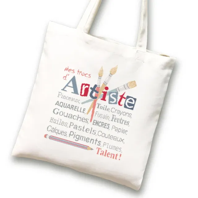 LiliPoints Artiste bag borduurpatroon 185x212