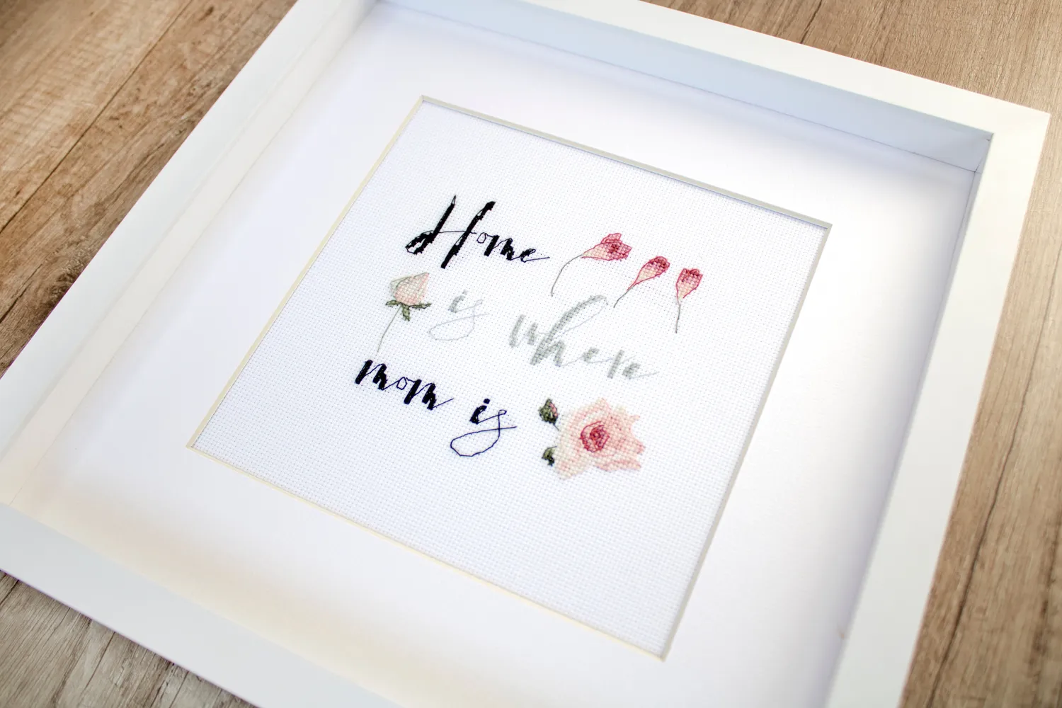 Leti Stitch LETI 929 Mother's day gift borduurpakket 13x12 cm