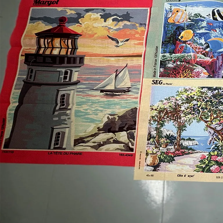 SEG 1687 stramien set 10 stuks gemengde motieven