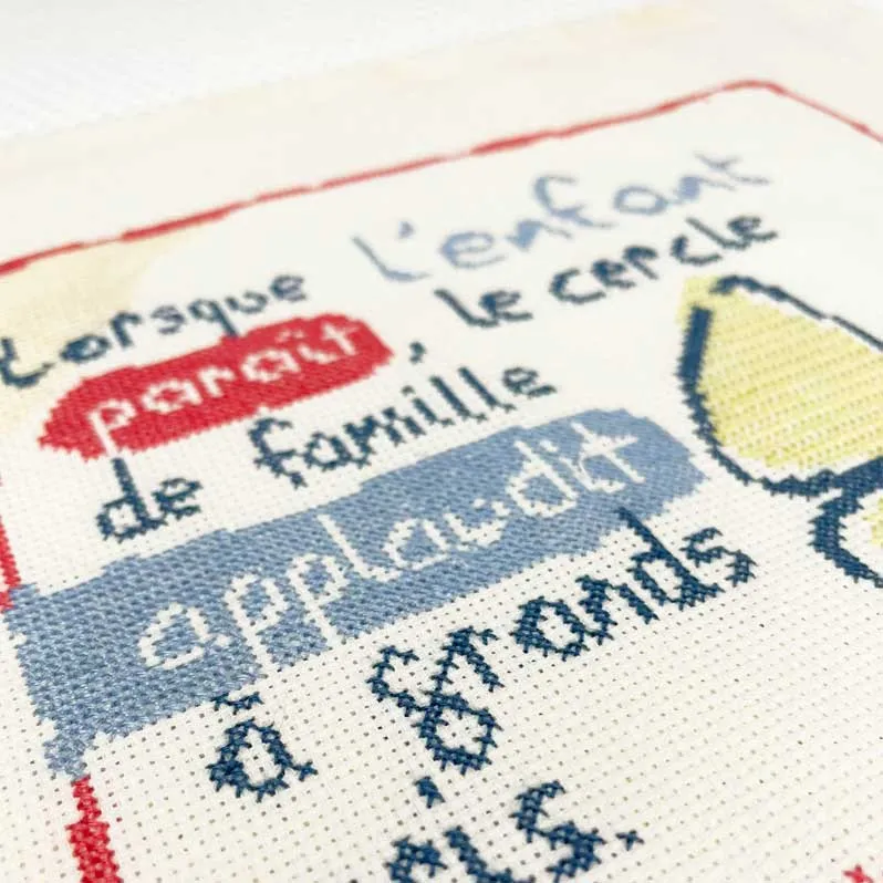 LiliPoints When baby arrives borduurpatroon geboorte