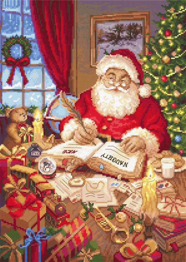 Leti Stitch LETI 951 Naughty Nice borduurpakket 33x24 cm