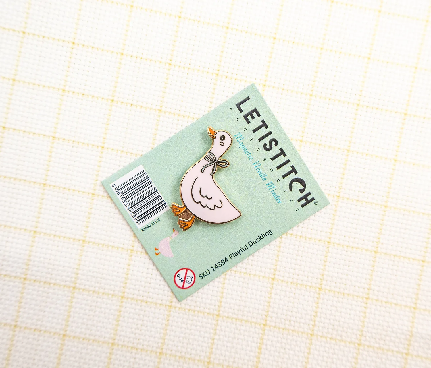 Leti Stitch 14394 Playful Duckling naaldmagneet 30mm