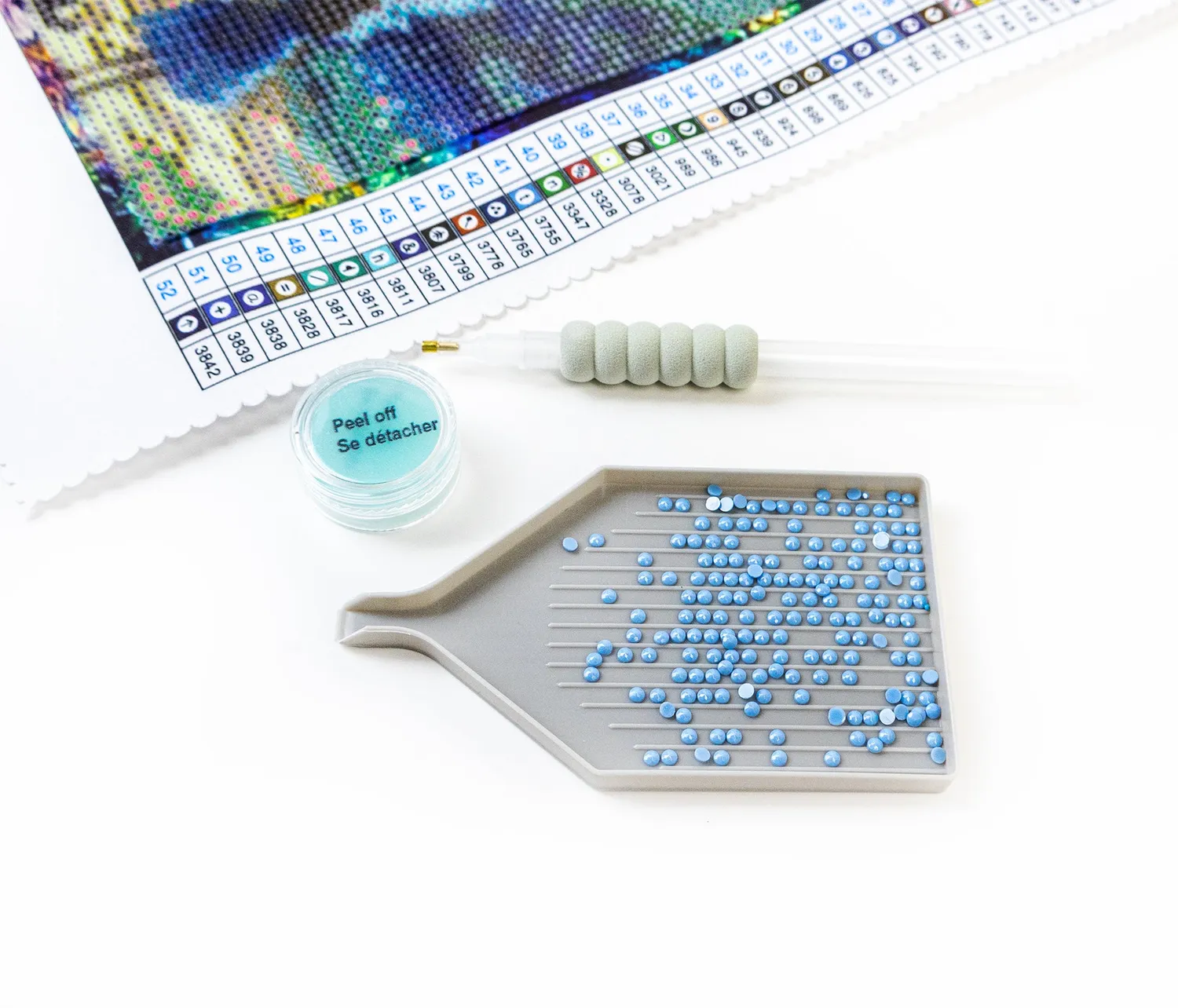 Leti Stitch Dazzle Dots LT10 Luna’s Garden diamond painting maan
