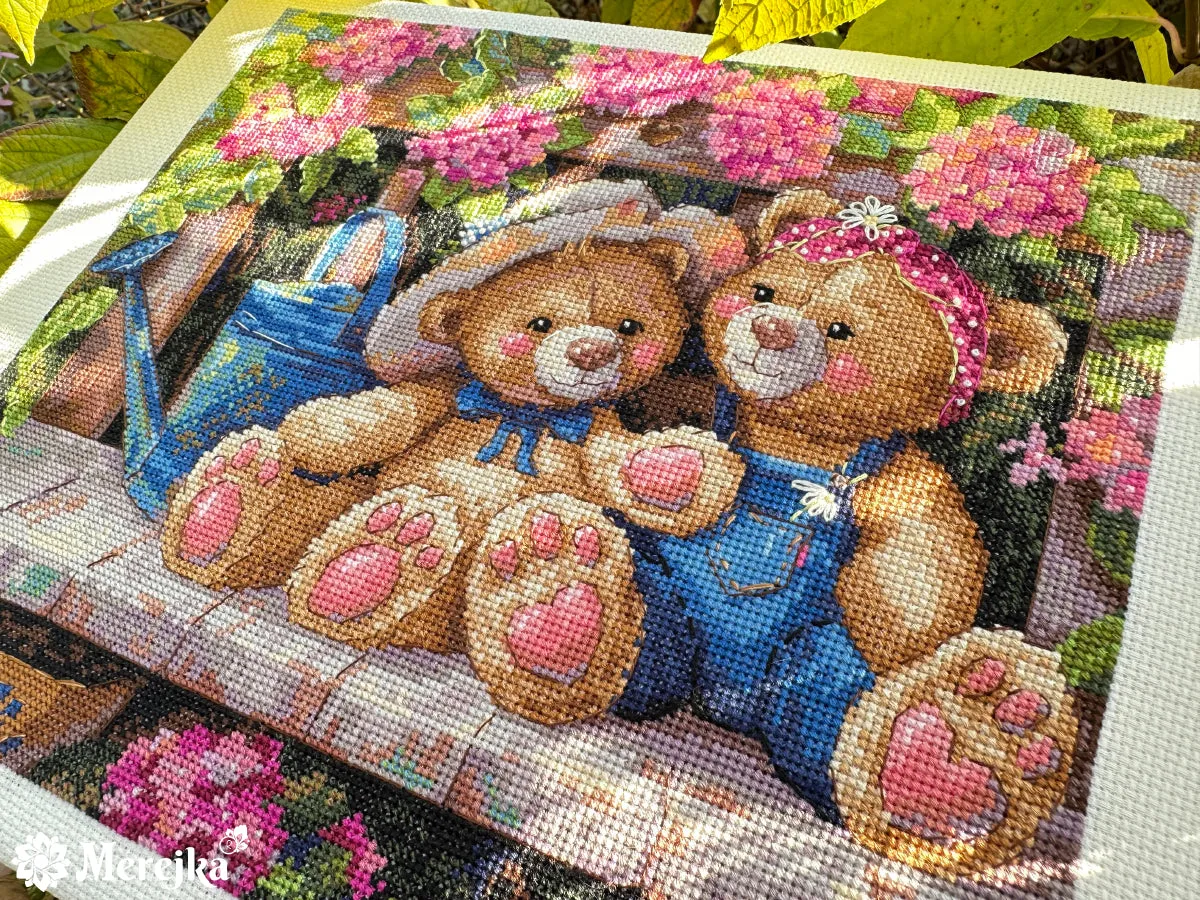 Merejka Garden Friends borduurpakket 21x24,5