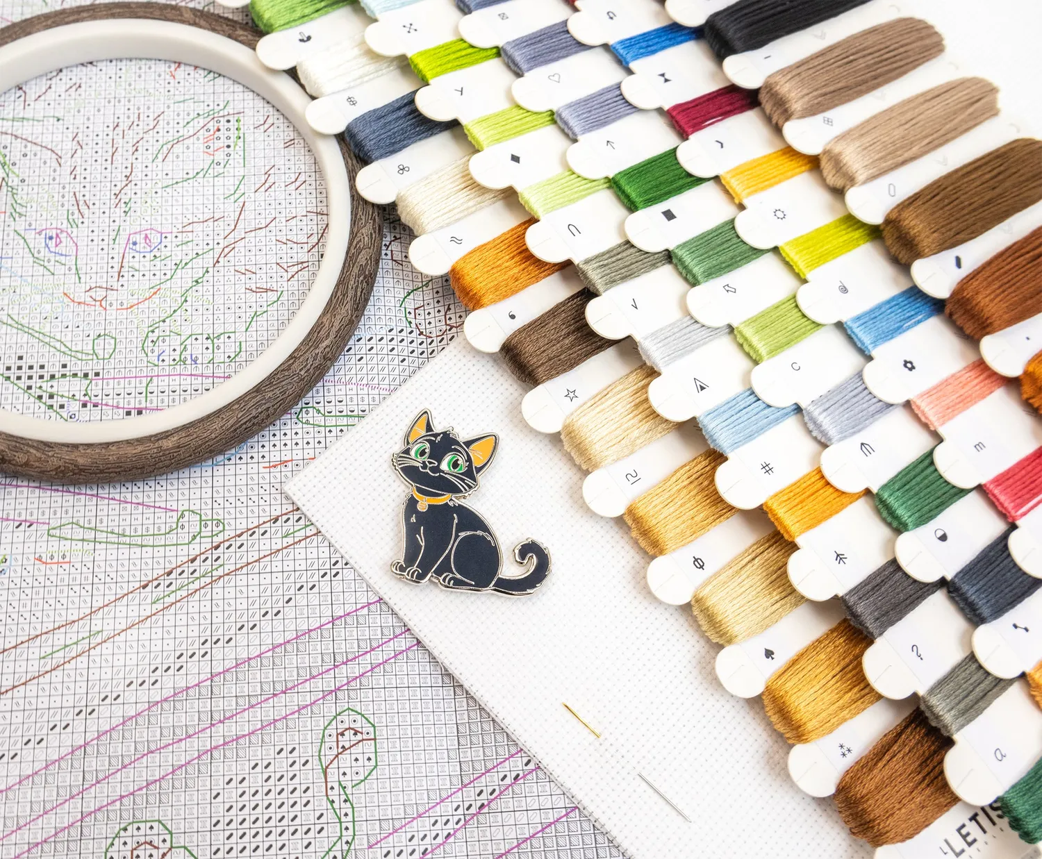 Leti Stitch L9992 Playful Paws Workshop borduurpakket 45x32