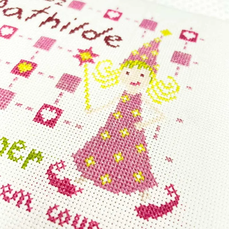 LiliPoints Deurbordje kinderkamer borduurpatroon jongen en meisje