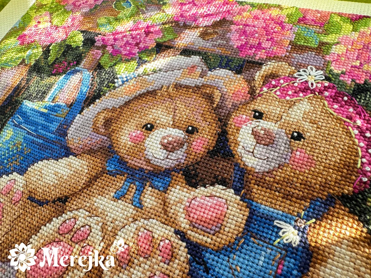 Merejka Garden Friends borduurpakket 21x24,5