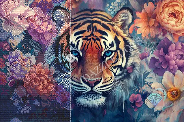 Dazzle Dots LT17 Eyes of the Wild diamond painting 50x76