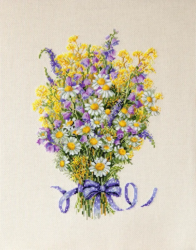 Merejka Summer Flowers borduurpakket 27x20