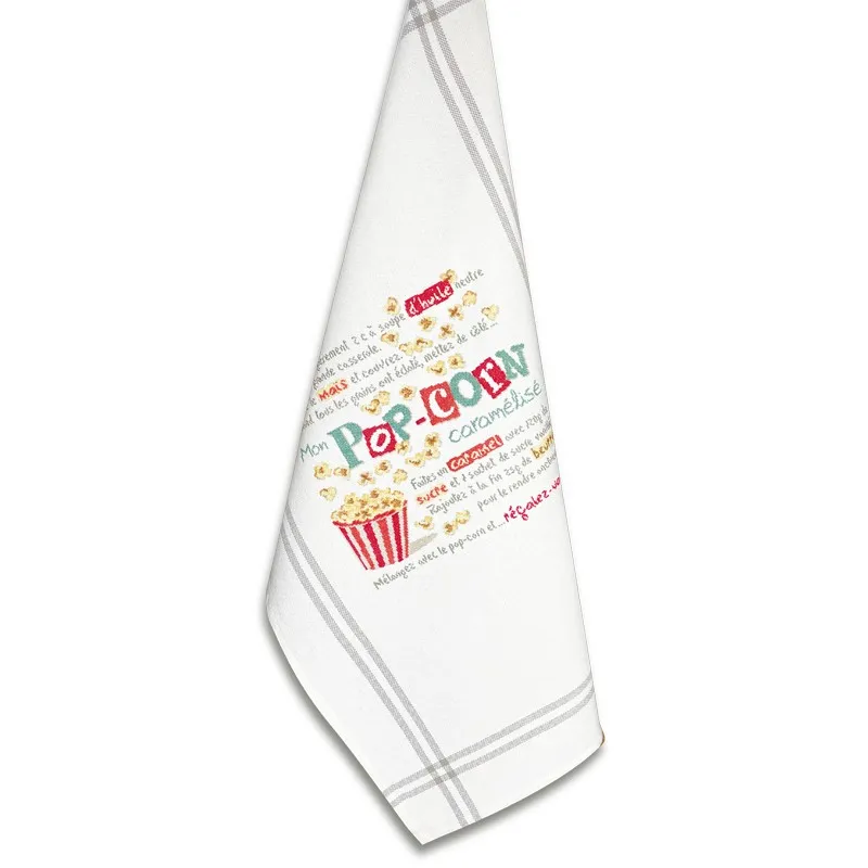 LiliPoints Mon Pop Corn Caramélisé borduurpatroon
