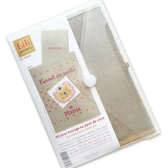 LiliPoints Health Book Cover Lion borduurpakket KB038