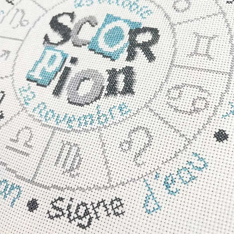 LiliPoints Scorpio U011 kruissteekpatroon schorpioen